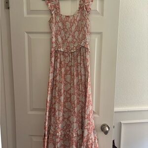 Floral Sleeveless Maxi Dress